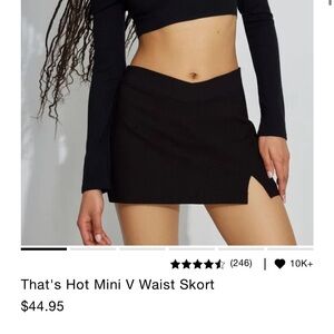 Garage V front mini skirt